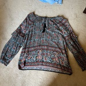 American Eagle Floral Blouse